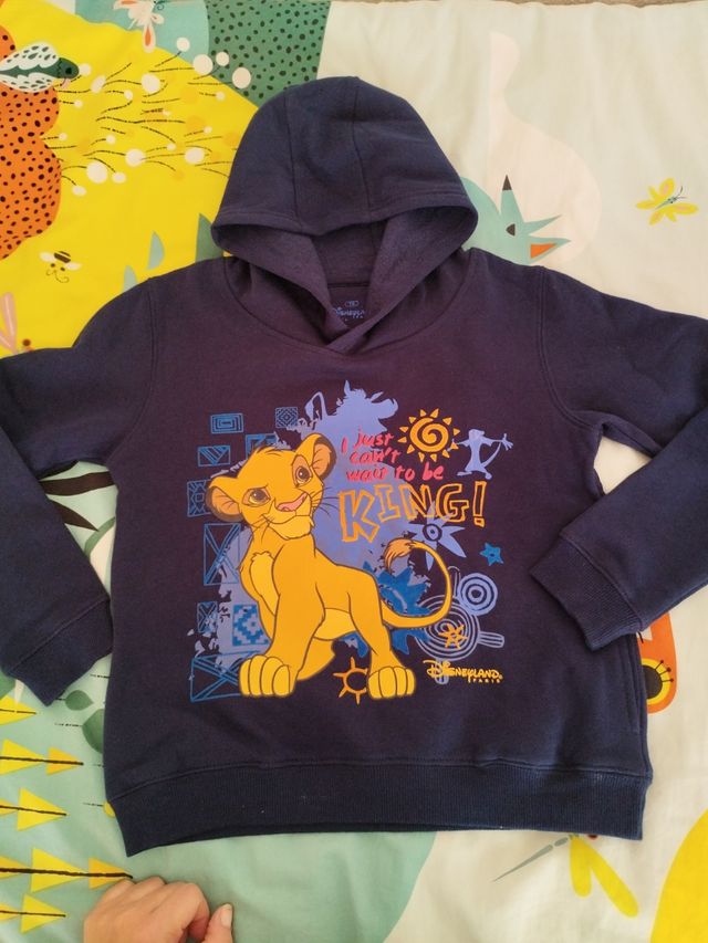 Sudadera Rey león talla 10 Disneyland Paris