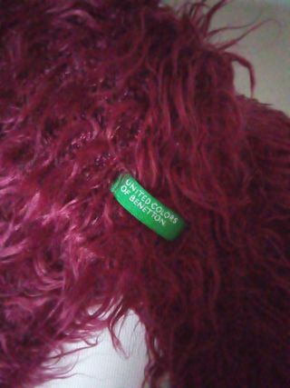 Benetton sciarpa ecopelliccia donna