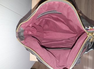 Borsa Desigual  nera a ricami multicolore