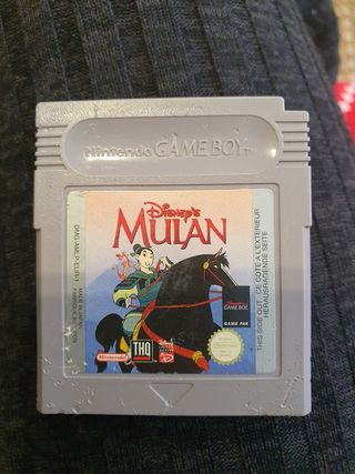 Juego mulan Game boy