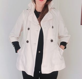 Gabardina verano rosa  Zara
