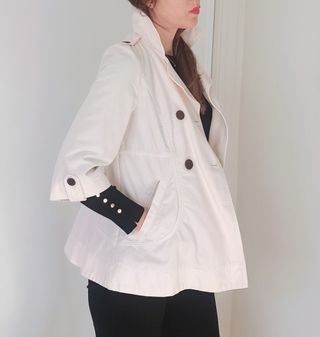 Gabardina verano rosa  Zara