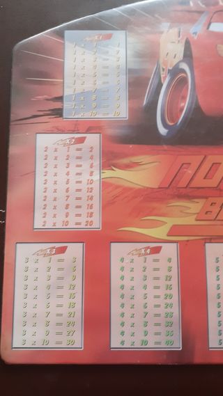 PROTECTOR DE MESA INFANTIL CARS