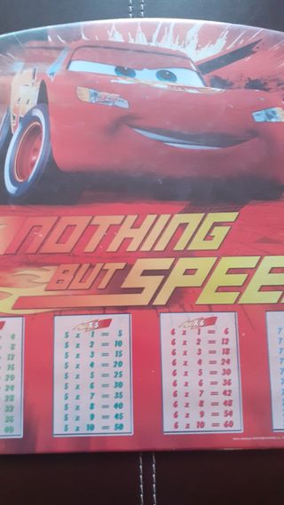 PROTECTOR DE MESA INFANTIL CARS