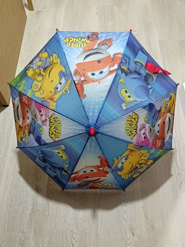 Paraguas infantil de Super Wings. Marca Perletti