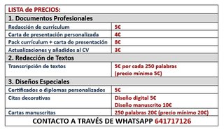 CURRÍCULUM Y MÁS