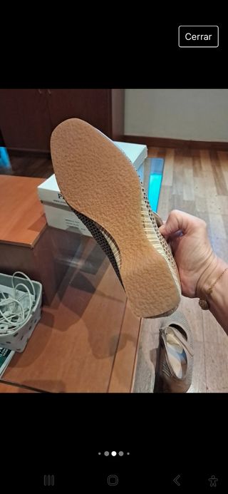 Zapatos beig nude para plantilla ortopédica