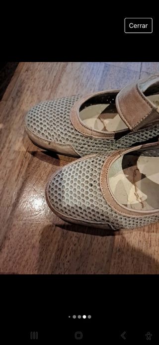 Zapatos beig nude para plantilla ortopédica