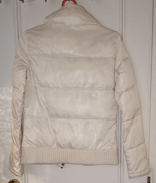 Cazadora tipo plumas Blanca
