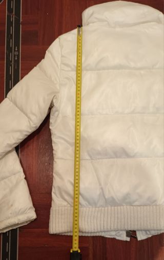 Cazadora tipo plumas Blanca