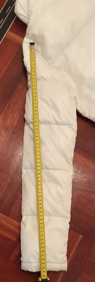 Cazadora tipo plumas Blanca
