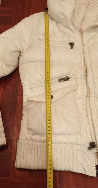 Cazadora tipo plumas Blanca
