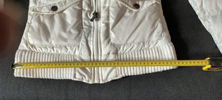 Cazadora tipo plumas Blanca