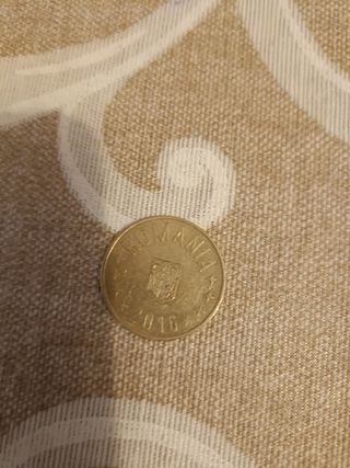 50 bani rumeni 2016