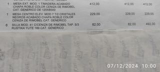 Mesa de centro pequeña elevable