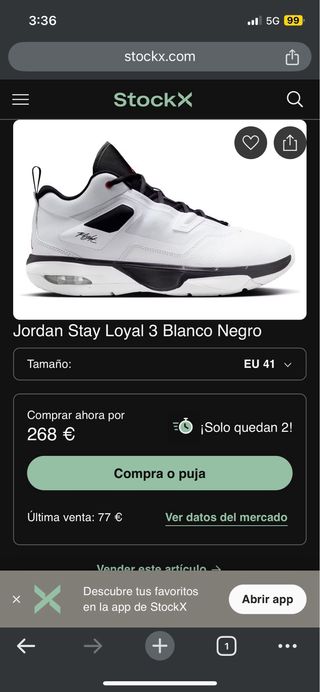 Jordan stay loyal 3 TALLA 41EU/8US