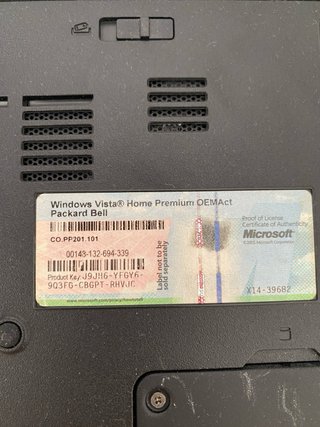 Ordenador portatil para piezas