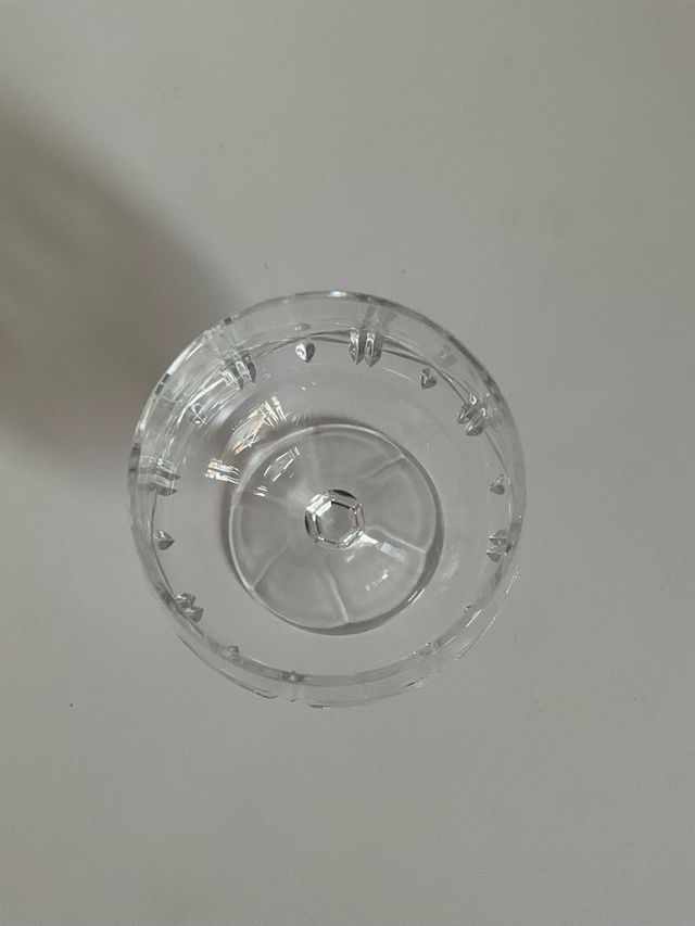 Copas coñac brandy cristal tallado bohemia