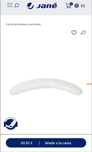 Cojin de lactancia y embarazo Jane XXL