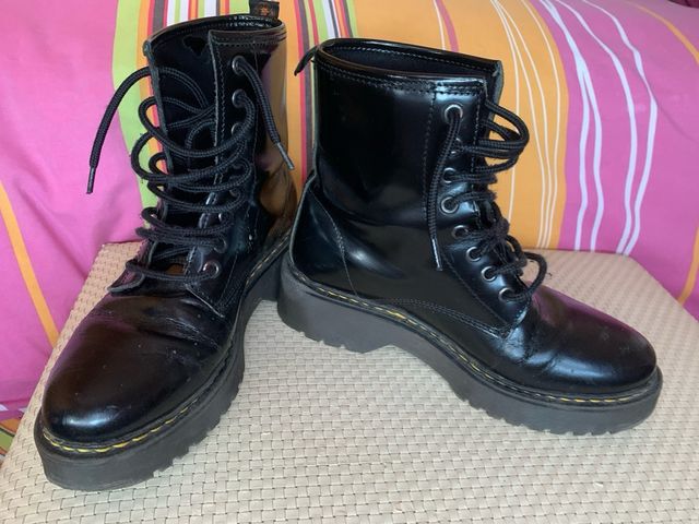 Botas negras de piel 