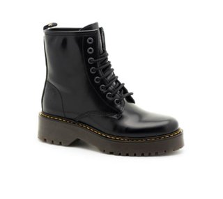 Botas negras de piel