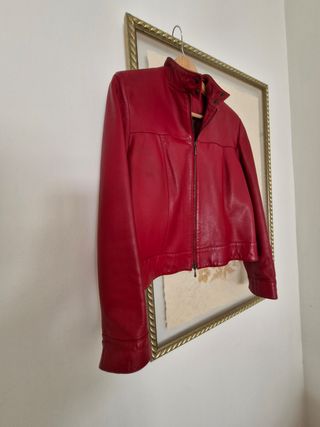 Cazadora de piel 