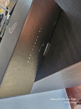 Rog Phone 5s APENAS CAIXA e MANUAL