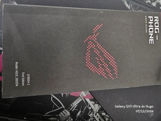 Rog Phone 5s APENAS CAIXA e MANUAL