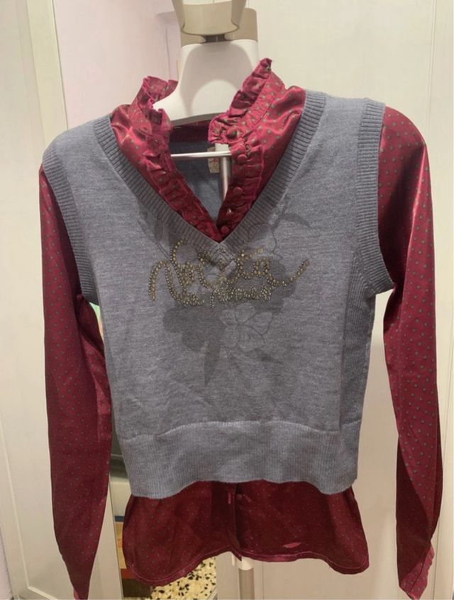 Blusa con chaleco Nolita