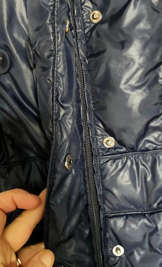 Piumino bambina colore blu