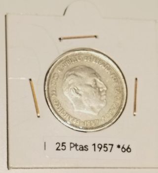 1957 - 25 pesetas *66 (5 duros)