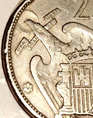 1957 - 25 pesetas *66 (5 duros)