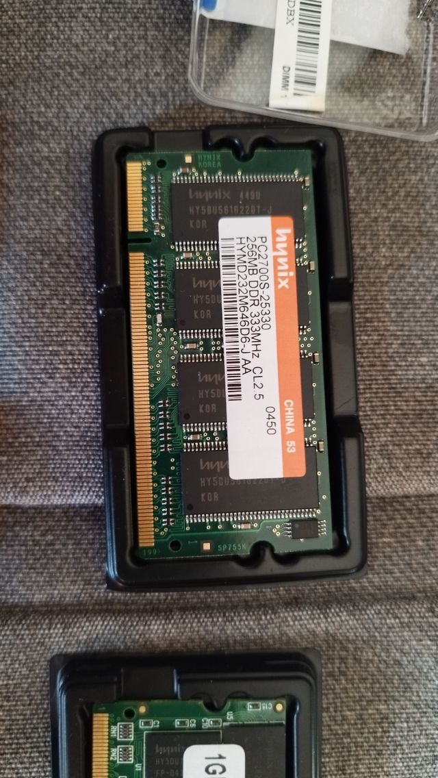 lote memoria RAM portátil