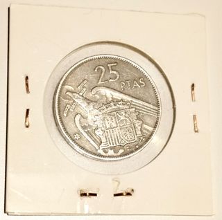 1957 - 25 pesetas *67 (5 duros) 