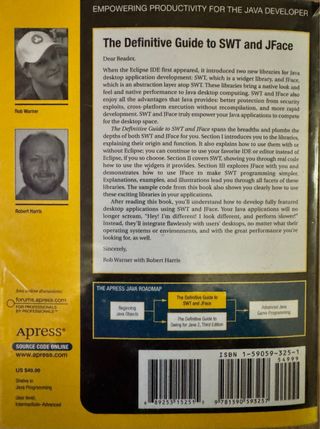 The Definitive Guide to SWT and JFACE