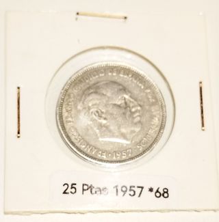 1957 - 25 pesetas *68 (5 duros)