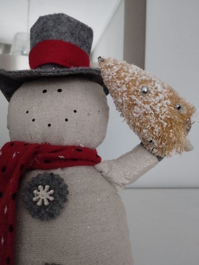 Muñeco de nieve decoración de Navidad 60cm NUEVO