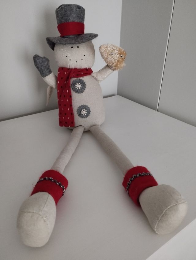 Muñeco de nieve decoración de Navidad 60cm NUEVO