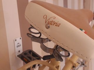 Bicicleta plegable "Bambina" camel y complementos