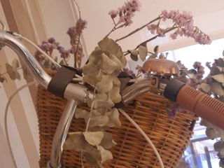 Bicicleta plegable "Bambina" camel y complementos