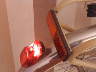 Bicicleta plegable "Bambina" camel y complementos