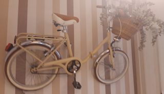 Bicicleta plegable "Bambina" camel y complementos
