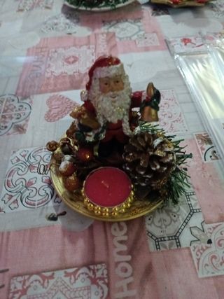 Centrotavola Natalizio con candela