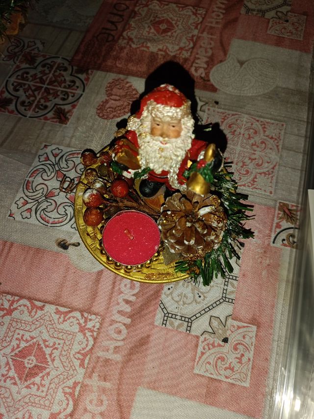 Centrotavola Natalizio con candela