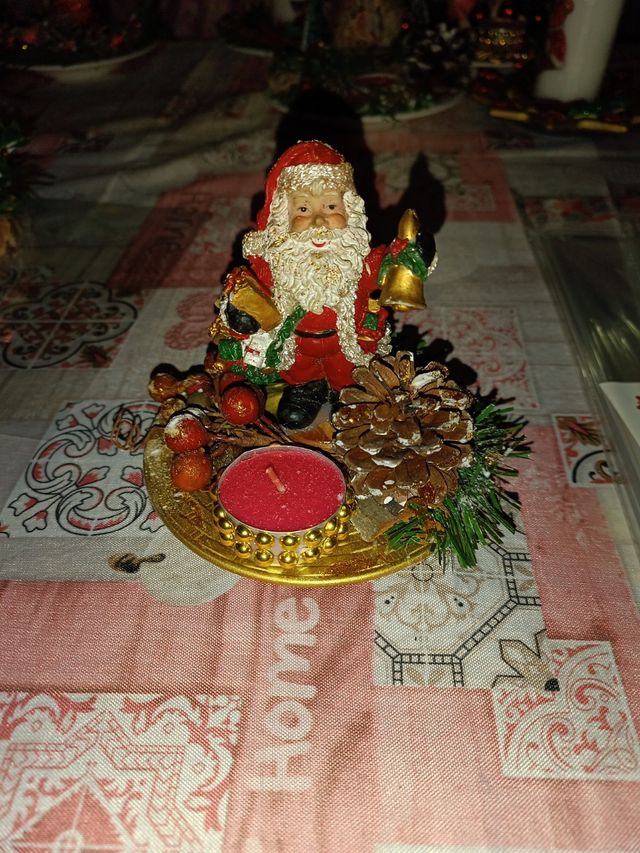 Centrotavola Natalizio con candela