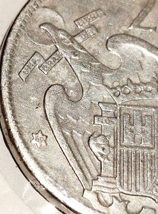 1957 - 25 pesetas*69 (5 duros)