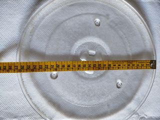 Plato de 27 cm para microondas grande.