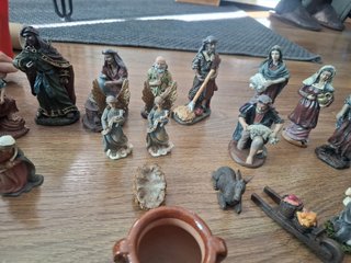 Lote de figuras Belén