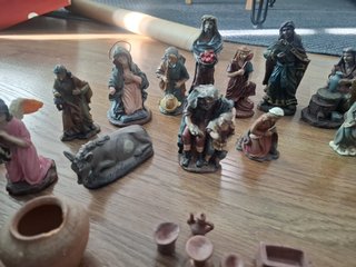 Lote de figuras Belén