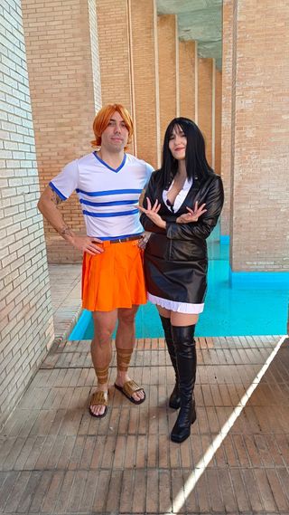 Solo Botas + peluca. Cosplay Nico Robin One Piece
